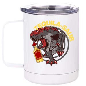 Tequilacool Giftsaur Funny Dinosaur Ing Gift 12 oz Stainless Steel Tumbler Cup