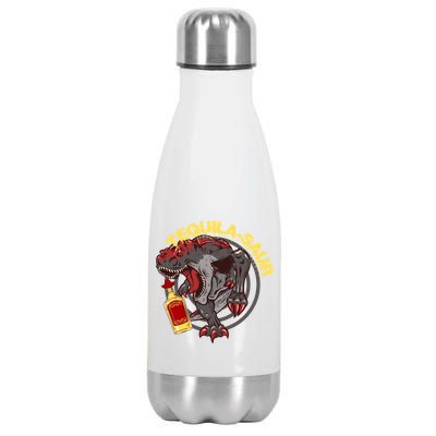 Tequilacool Giftsaur Funny Dinosaur Ing Gift Stainless Steel Insulated Water Bottle