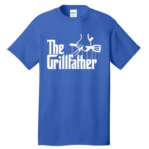 The Grillfather Funny Grilling Cool Gift Tall T-Shirt