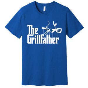 The Grillfather Funny Grilling Cool Gift Premium T-Shirt