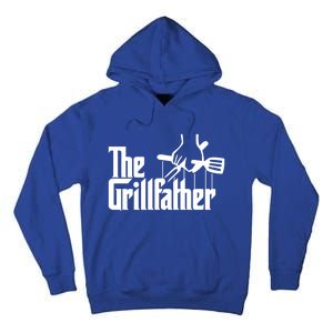 The Grillfather Funny Grilling Cool Gift Tall Hoodie