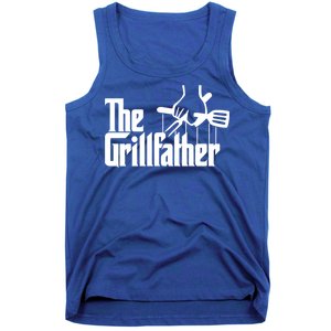 The Grillfather Funny Grilling Cool Gift Tank Top