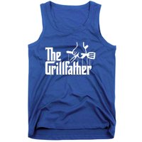 The Grillfather Funny Grilling Cool Gift Tank Top