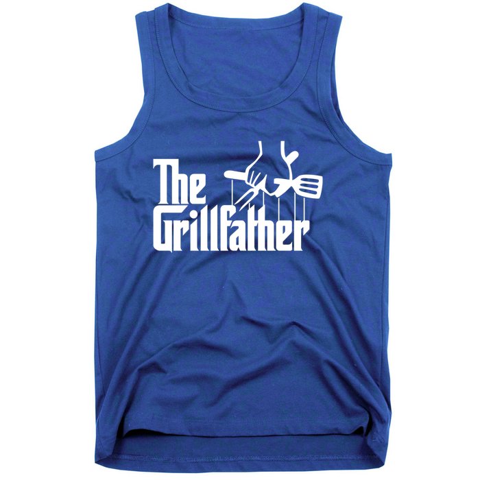 The Grillfather Funny Grilling Cool Gift Tank Top