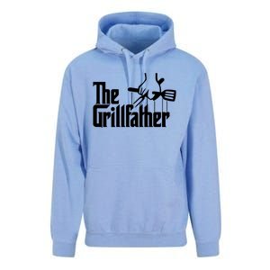 The Grillfather Funny Grilling Cool Gift Unisex Surf Hoodie