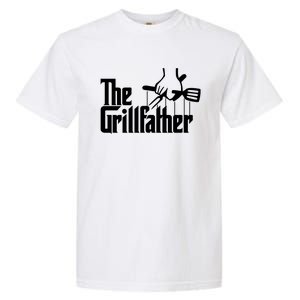 The Grillfather Funny Grilling Cool Gift Garment-Dyed Heavyweight T-Shirt