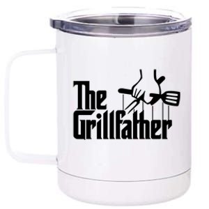 The Grillfather Funny Grilling Cool Gift 12 oz Stainless Steel Tumbler Cup