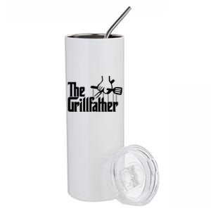 The Grillfather Funny Grilling Cool Gift Stainless Steel Tumbler