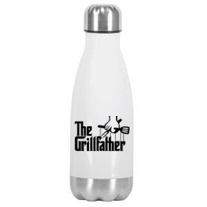 The Grillfather Funny Grilling Cool Gift Stainless Steel Insulated Water Bottle