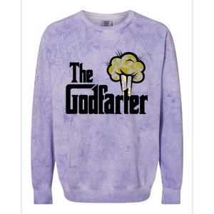 The Godfarter Fart Dad Joke FatherS Day Gift Colorblast Crewneck Sweatshirt