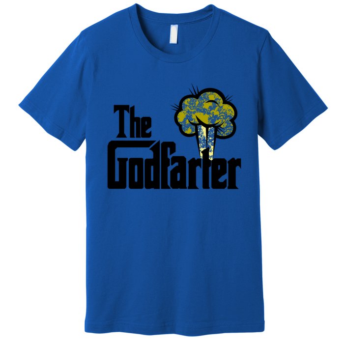 The Godfarter Fart Dad Joke FatherS Day Gift Premium T-Shirt