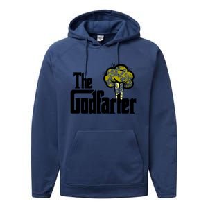 The Godfarter Fart Dad Joke FatherS Day Gift Performance Fleece Hoodie