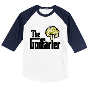 The Godfarter Fart Dad Joke FatherS Day Gift Baseball Sleeve Shirt