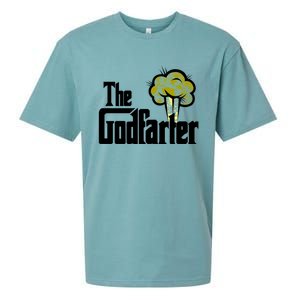 The Godfarter Fart Dad Joke FatherS Day Gift Sueded Cloud Jersey T-Shirt