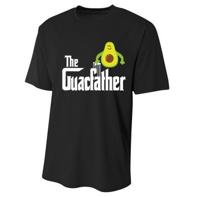 The Guac Father Funny Guacamole Avocado Lover Gift Performance Sprint T-Shirt