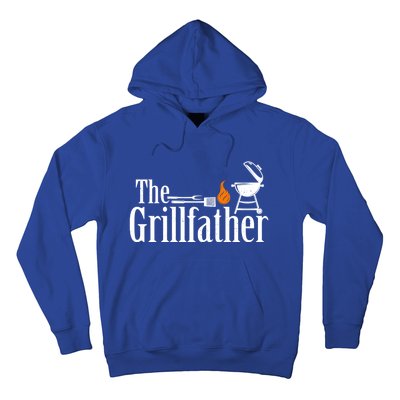 The Grillfather Funny Smoker Grilling Dad Gift Hoodie