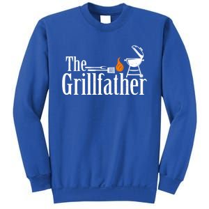 The Grillfather Funny Smoker Grilling Dad Gift Sweatshirt