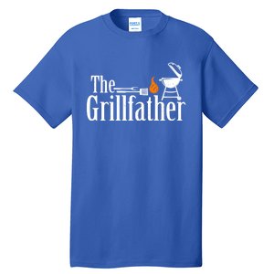 The Grillfather Funny Smoker Grilling Dad Gift Tall T-Shirt