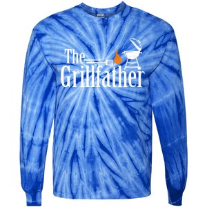 The Grillfather Funny Smoker Grilling Dad Gift Tie-Dye Long Sleeve Shirt