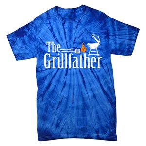 The Grillfather Funny Smoker Grilling Dad Gift Tie-Dye T-Shirt