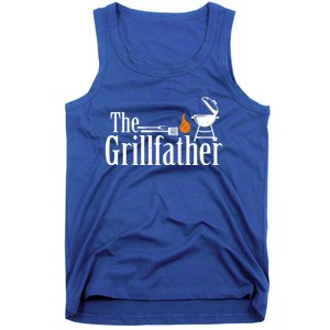 The Grillfather Funny Smoker Grilling Dad Gift Tank Top