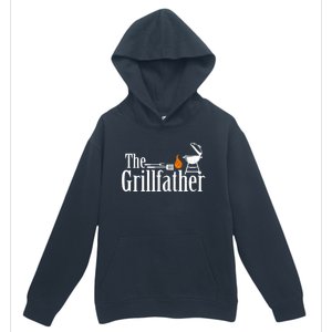 The Grillfather Funny Smoker Grilling Dad Gift Urban Pullover Hoodie