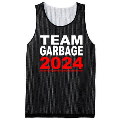 Team Garbage For Trump 2024 Maga Mesh Reversible Basketball Jersey Tank