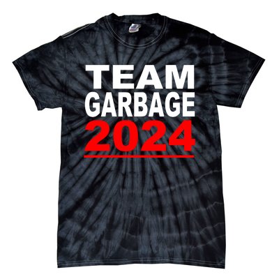 Team Garbage For Trump 2024 Maga Tie-Dye T-Shirt