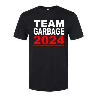 Team Garbage For Trump 2024 Maga Softstyle CVC T-Shirt