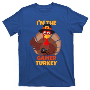 Thanksgiving Gaming Funny Gift Funny Turkey Video Gamers Family Gift T-Shirt