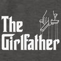 The GirlFather Funny Mother's Day Gift for Single Moms Vector Backpack