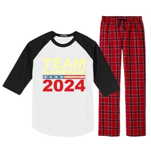 Team Garbage For Trump 2024 Elections 2024 Vote For Trump Raglan Sleeve Pajama Set