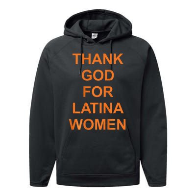 Thank God For Latina Performance Fleece Hoodie