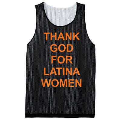 Thank God For Latina Mesh Reversible Basketball Jersey Tank