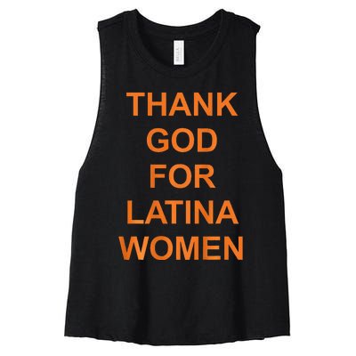 Thank God For Latina Women's Racerback Cropped Tank