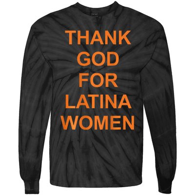 Thank God For Latina Tie-Dye Long Sleeve Shirt