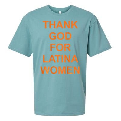 Thank God For Latina Sueded Cloud Jersey T-Shirt