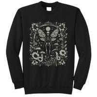 Therian Grunge Fairycore Aesthetic Skeleton Fairy Moth Sweatshirt