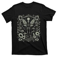 Therian Grunge Fairycore Aesthetic Skeleton Fairy Moth T-Shirt