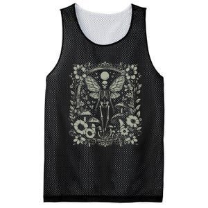 Therian Grunge Fairycore Aesthetic Skeleton Fairy Moth Mesh Reversible Basketball Jersey Tank