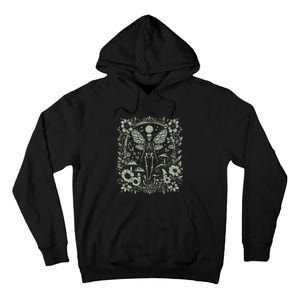 Therian Grunge Fairycore Aesthetic Skeleton Fairy Moth Tall Hoodie