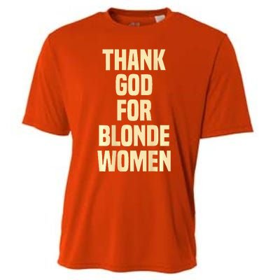 Thank God For Blonde Cooling Performance Crew T-Shirt