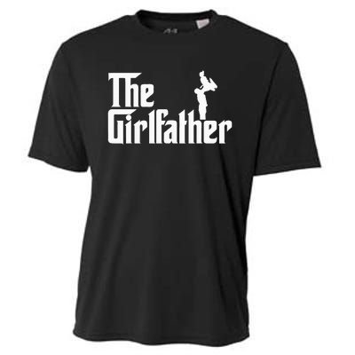 The Girl Father Gift Funny Dad Of Best Cooling Performance Crew T-Shirt