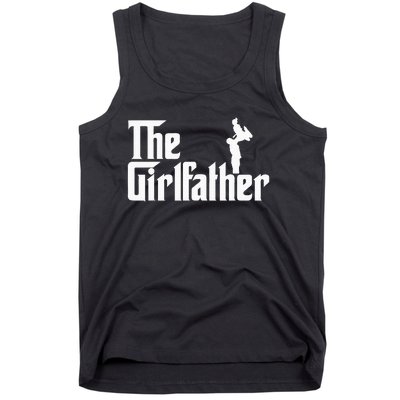 The Girl Father Gift Funny Dad Of Best Tank Top