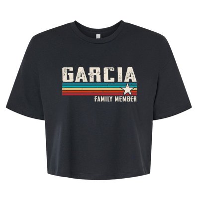 Team Garcia Family Member Bella+Canvas Jersey Crop Tee