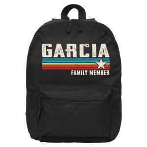 Team Garcia Family Member 16 in Basic Backpack