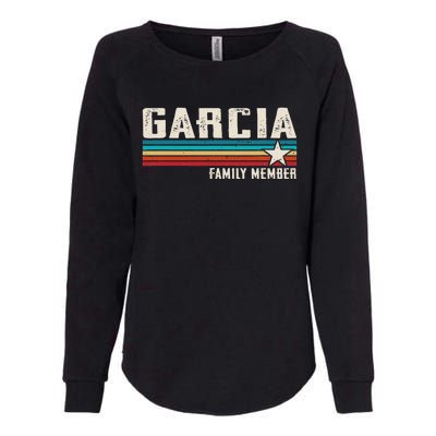 Team Garcia Family Member Womens California Wash Sweatshirt