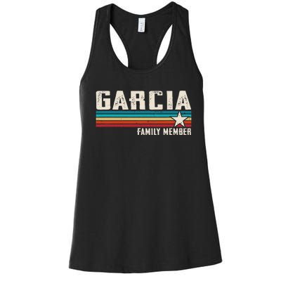 Team Garcia Family Member Women's Racerback Tank