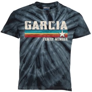 Team Garcia Family Member Kids Tie-Dye T-Shirt