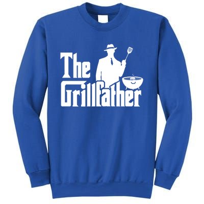 The Grillfather Funny Bbq Design For Dads Cool Gift Sweatshirt